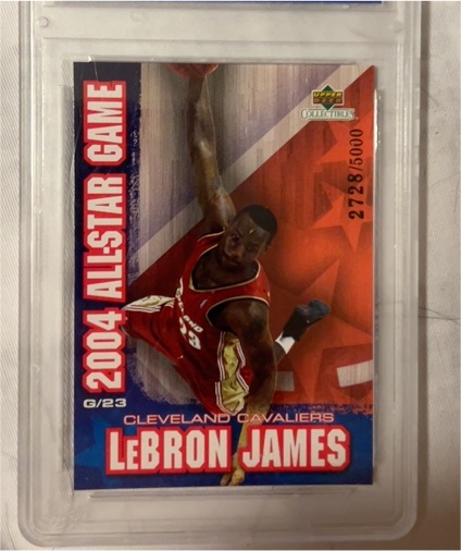 2004 Upper Deck Collectibles #LJAS-1 LeBron James 2004 All-Star Game — front
