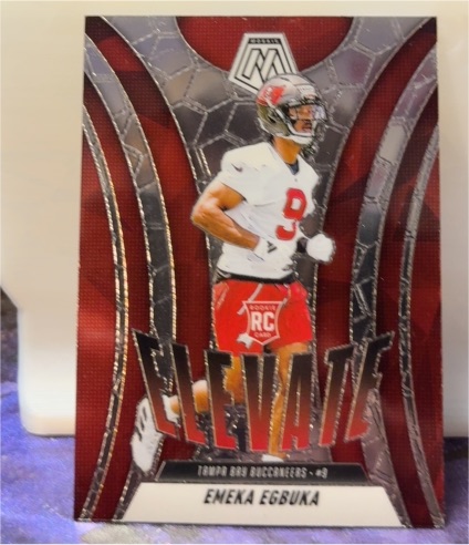 2025 Panini Mosaic #2 Emeka Egbuka Elevate Rookie — front