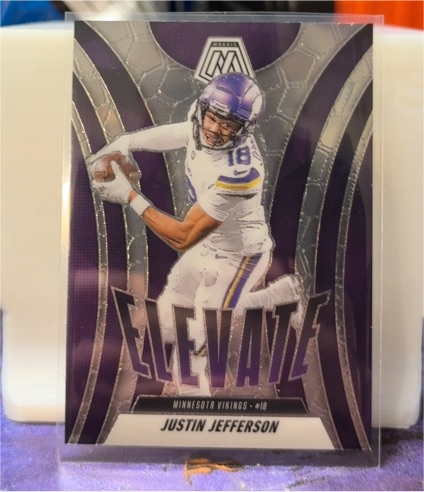 2025 Panini Mosaic #18 Justin Jefferson — front