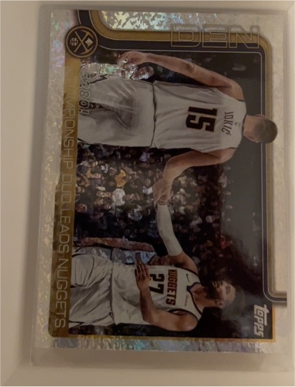 2025-26 Topps #286 Championship Duo Leads Nuggets — front