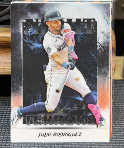 2025 Topps Update #NT-15 Julio Rodriguez Night Terrors — front