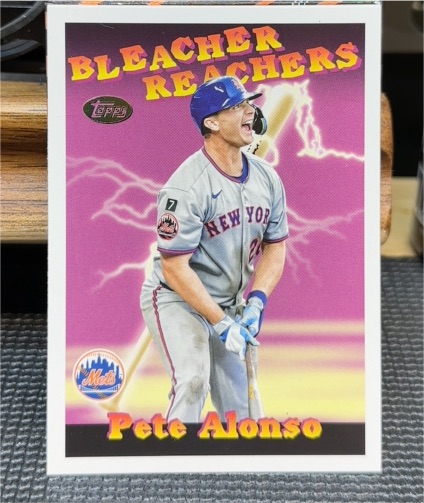 2025 Topps Update #BR-10 Pete Alonso Bleacher Reachers — front