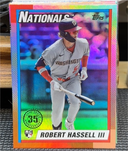 2025 Topps Update #U90-41 Robert Hassell III 1990 Topps 35th Anniversary — front