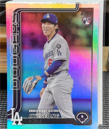 2025 Topps Update #US312 Hyeseong Kim — front