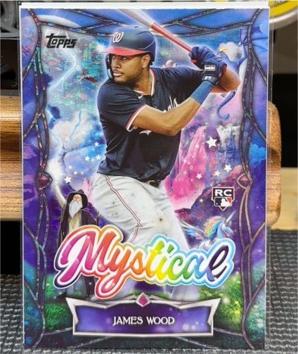 2025 Topps Update #MYS-1 James Wood Mystical Rookie — front