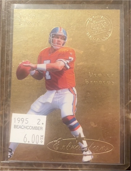1995 Fleer Ultra Gold Medallion #486 John Elway — front
