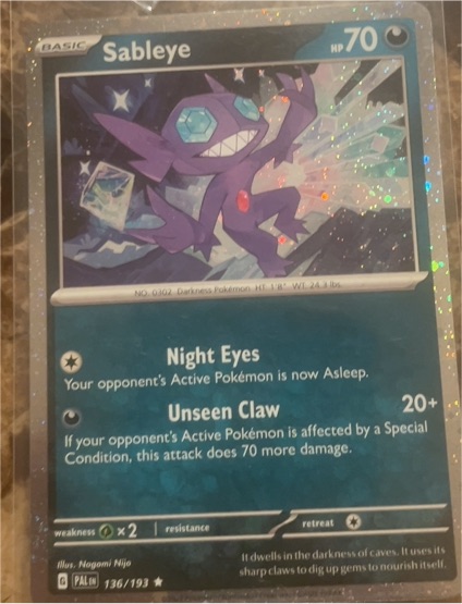 2023 Pokémon #136 Sableye — front