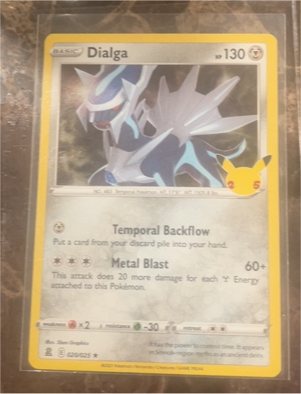 2021 Pokemon Celebrations #20 Dialga — front