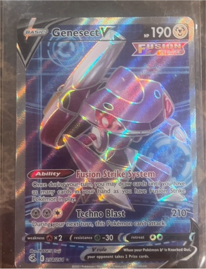 2021 Pokémon TCG Fusion Strike #254 Genesect V — front