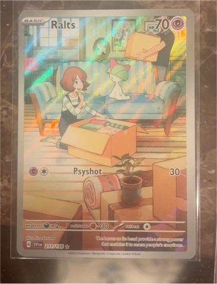2023 Pokémon SV01: Scarlet & Violet Base Set #211/198 Ralts — front