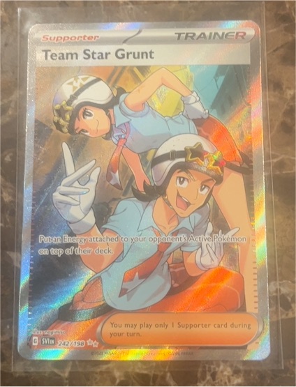 2023 Pokémon Scarlet & Violet #242 Team Star Grunt — front