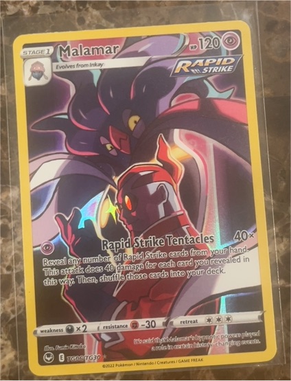2022 Pokemon Silver Tempest #TG06/TG30 Malamar — front