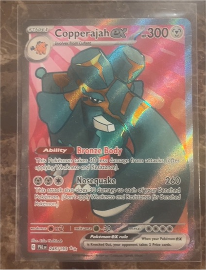 2023 Pokémon SV02: Paldea Evolved #245 Copperajah ex — front