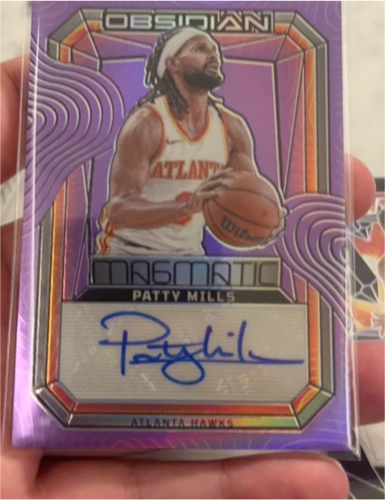 2023-24 Panini Obsidian #MS-MLL Patty Mills Magmatic — front