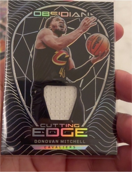 2023-24 Panini Obsidian Cutting Edge #CE-DMI Donovan Mitchell — front