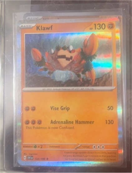2023 Pokémon Scarlet & Violet #122 Klawf — front