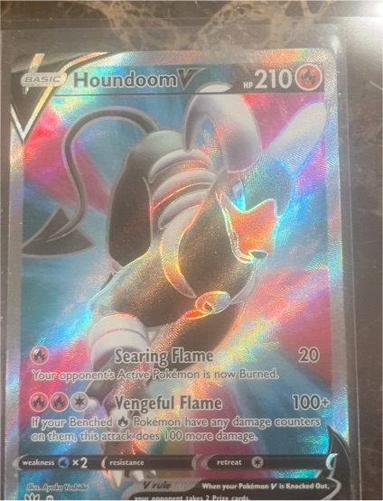 2020 Pokémon TCG Darkness Ablaze #178 Houndoom V — front
