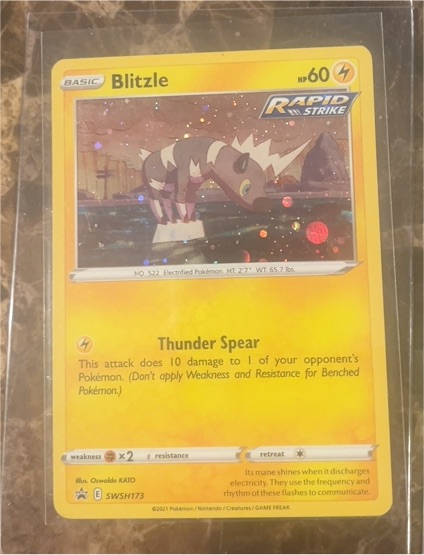 2021 Pokémon SWSH #SWSH173 Blitzle — front