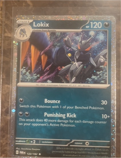 2023 Pokémon SV04: Paradox Rift #122 Lokix — front