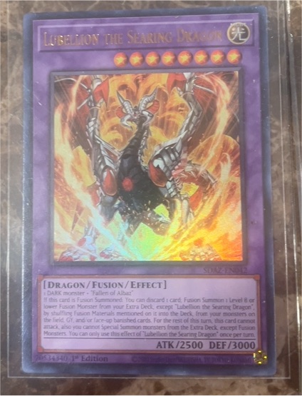 Yu-Gi-Oh! SDAZ-EN042 Lubellion the Searing Dragon — front
