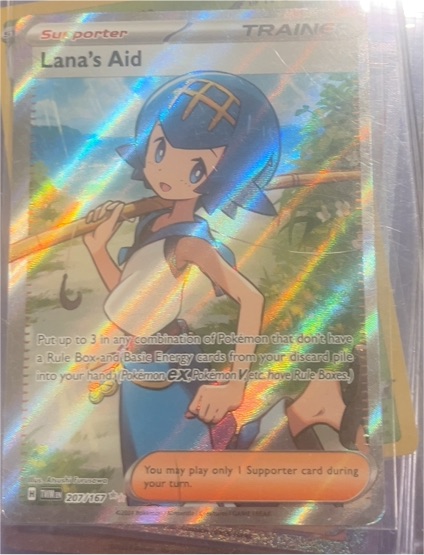 2024 Pokémon Scarlet & Violet Twilight Masquerade #207 Lana's Aid — front
