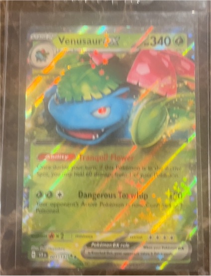 2023 Pokémon SV07: Stellar Crown #001 Venusaur EX — front