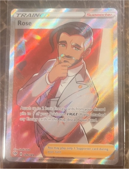 2020 Pokémon Darkness Ablaze #189 Rose — front