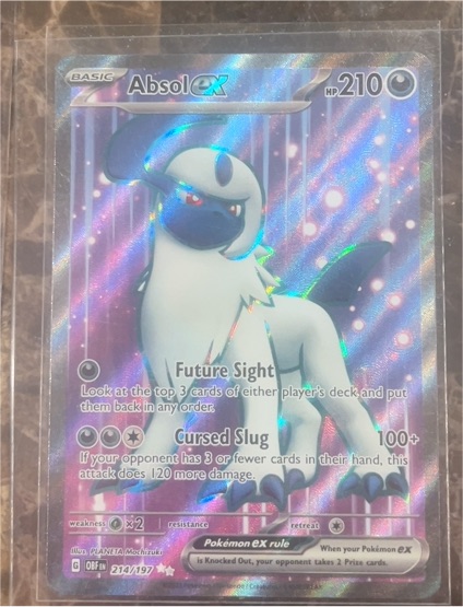 2023 Pokémon TCG SV03: Obsidian Flames #214/197 Absol ex — front