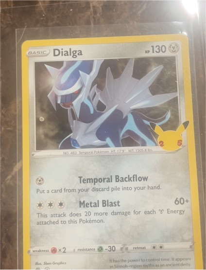 2021 Pokémon Celebrations #020 Dialga — front