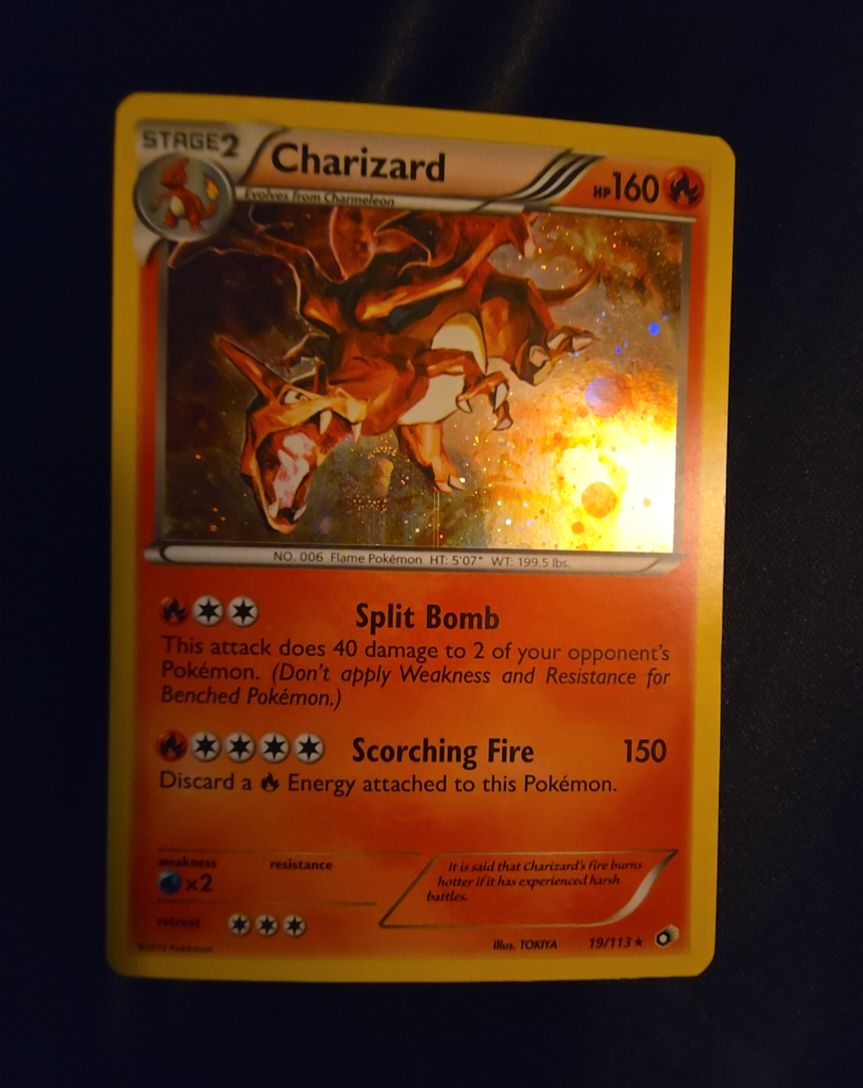 2013 Pokémon Legendary Treasures #19 Charizard — front