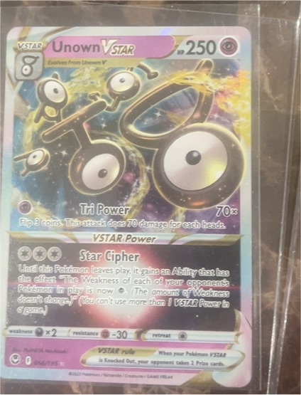 2022 Pokémon TCG Silver Tempest #066 Unown VSTAR — front