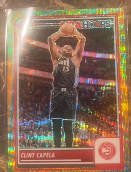 2023-24 Panini NBA Hoops Premium Stock #25 Clint Capela — front