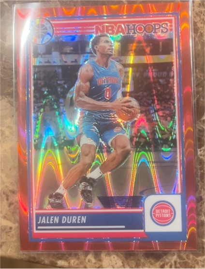 2023-24 Panini NBA Hoops Premium Stock #274 Jalen Duren — front
