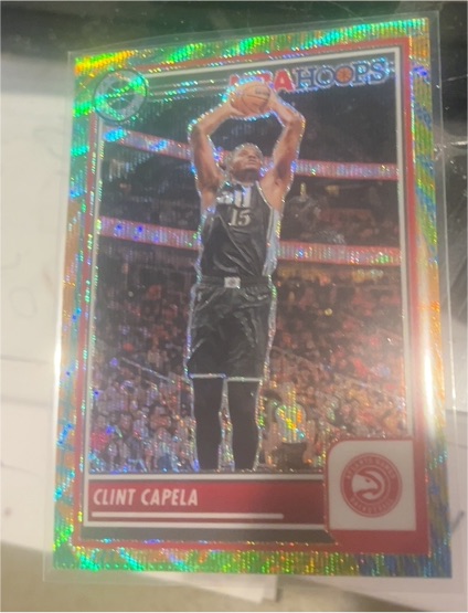 2023-24 Panini NBA Hoops Premium Stock #25 Clint Capela — front