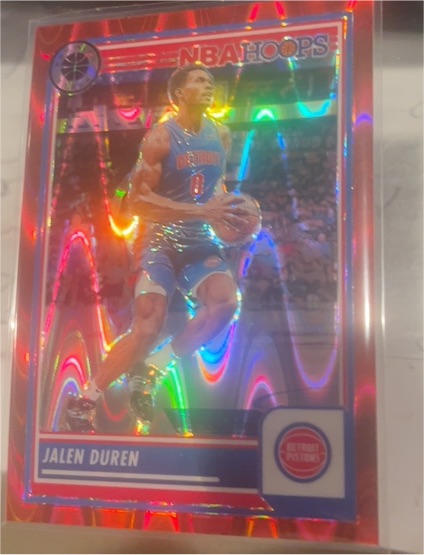 2023-24 Panini NBA Hoops Premium Stock #274 Jalen Duren — front