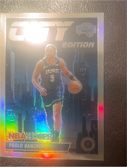 2023-24 Panini NBA Hoops Premium Stock City Edition #10 Paolo Banchero — front