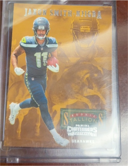 2023 Panini Contenders #21 Jaxon Smith-Njigba Rookie Stallions — front