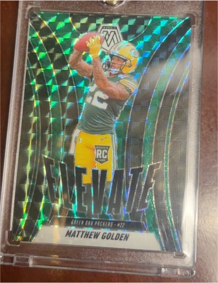 2025 Panini Mosaic #3 Matthew Golden Elevate — front
