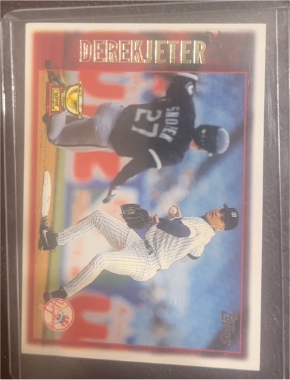 1997 Topps #13 Derek Jeter — front