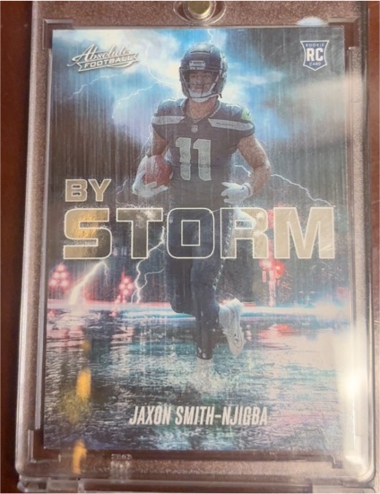 2023 Panini Absolute #BST-9 Jaxon Smith-Njigba RC By Storm — front