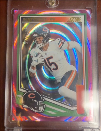 2025 Panini Score #WR Rome Odunze — front