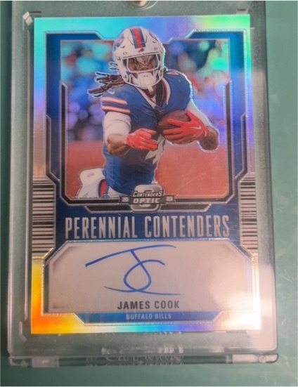 2023 Panini Contenders Optic #PCA-JCK James Cook — front
