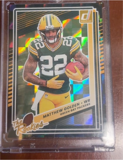 2025 Donruss #18 Matthew Golden The Rookies — front