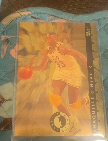 1993 Classic Images Sudden Impact #SI9 Shaquille O'Neal — front
