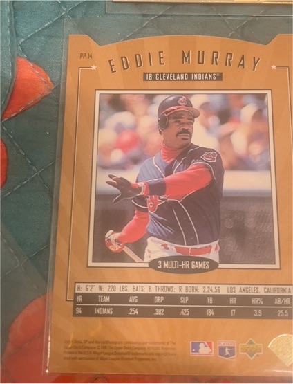 1997 Donruss Preferred PP14 Eddie Murray — front