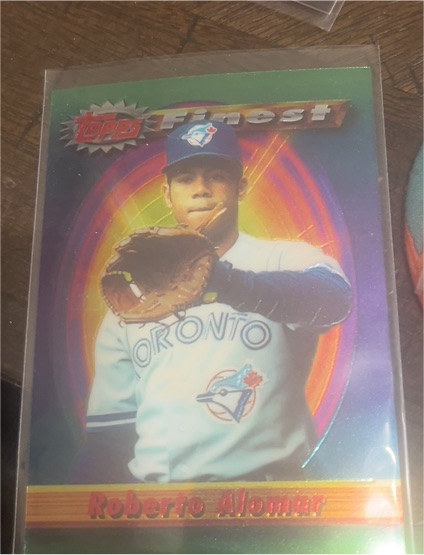 1994 Topps Finest #205 Roberto Alomar — front