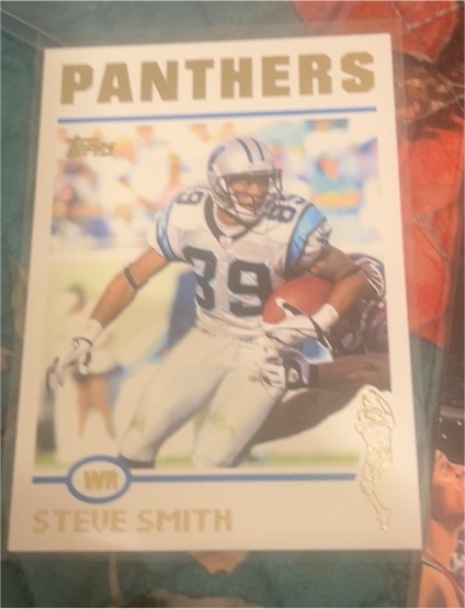 2004 Topps Steve Smith Carolina Panthers — front