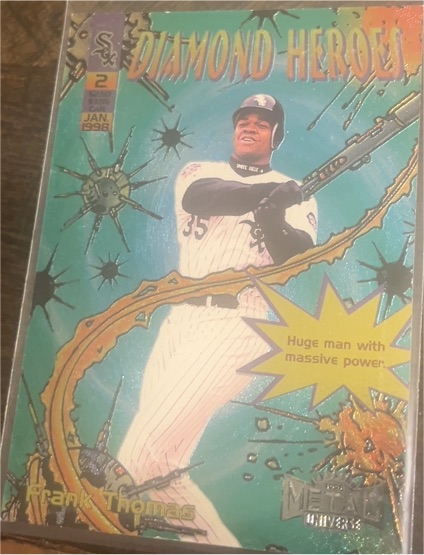 1998 Fleer Metal Universe #2 DH Frank Thomas — front