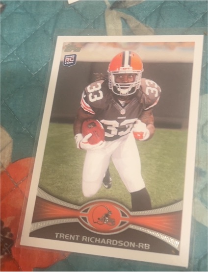 2012 Topps #133 Trent Richardson — front