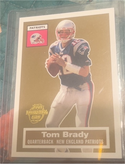2005 Topps Turn Back the Clock #6 Tom Brady — front